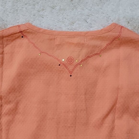 JANIE AND JACK ORANGE TUNIC-STYLE BOHO TOP, SIZE 4 - NEW! - Picture 9 of 9